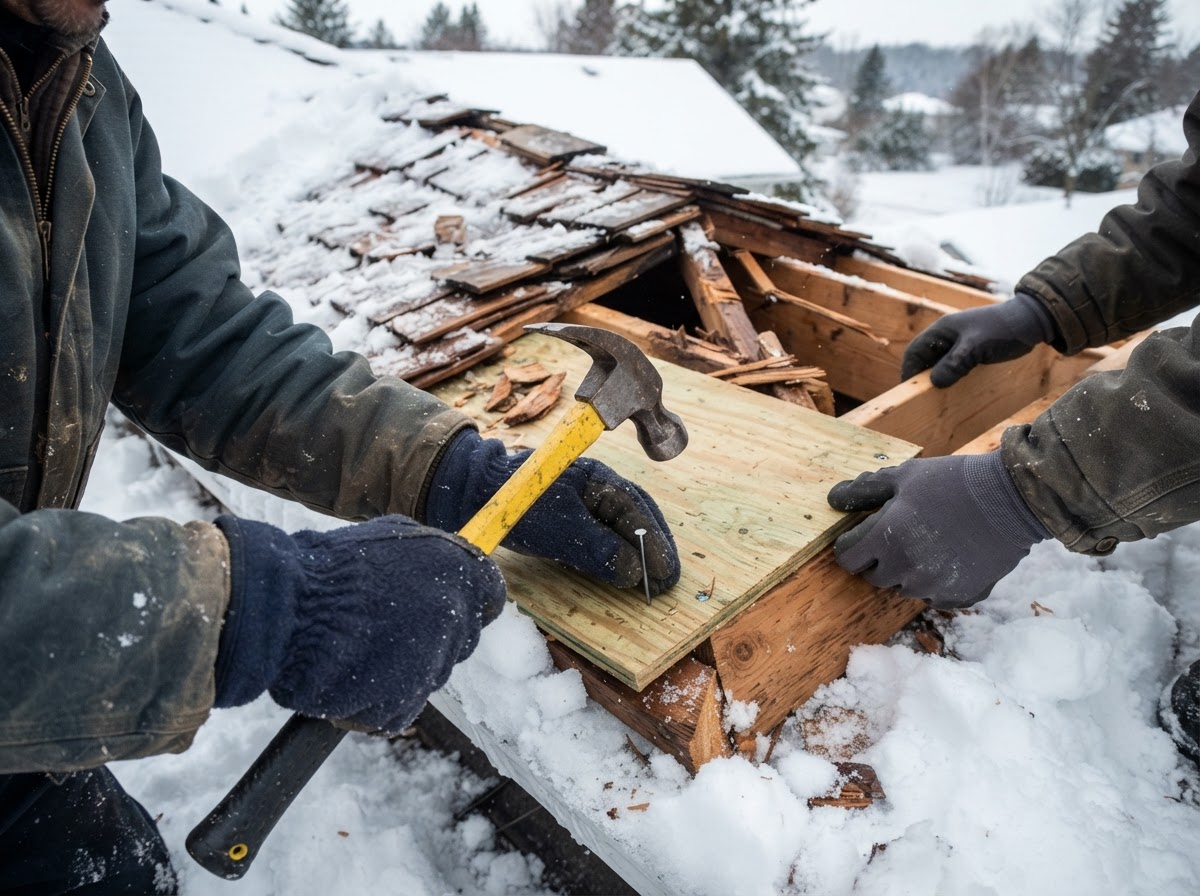 roofing in Hazelwood
